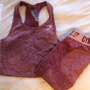 Gymshark Flex Leggings and Tank Top
